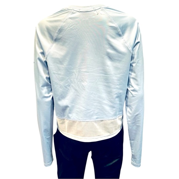 COLUMBIA Boundless Trek™ Active Long Sleeve Mesh Trim Baby Blue Tee NWT Medium - Picture 4 of 10